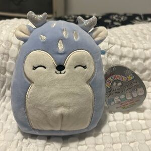 FARRYN Deer w/Glitter Antlers Squishmallow 5 inch NWT